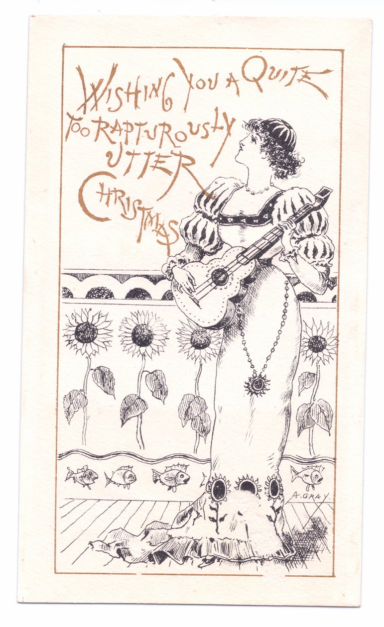 Aesthetic Playing a Violin, c.1881 by Alfred Gray