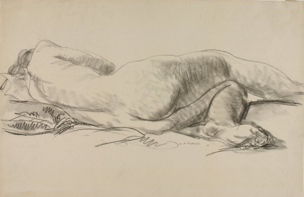 Reclining Nude by Alfred H. Maurer