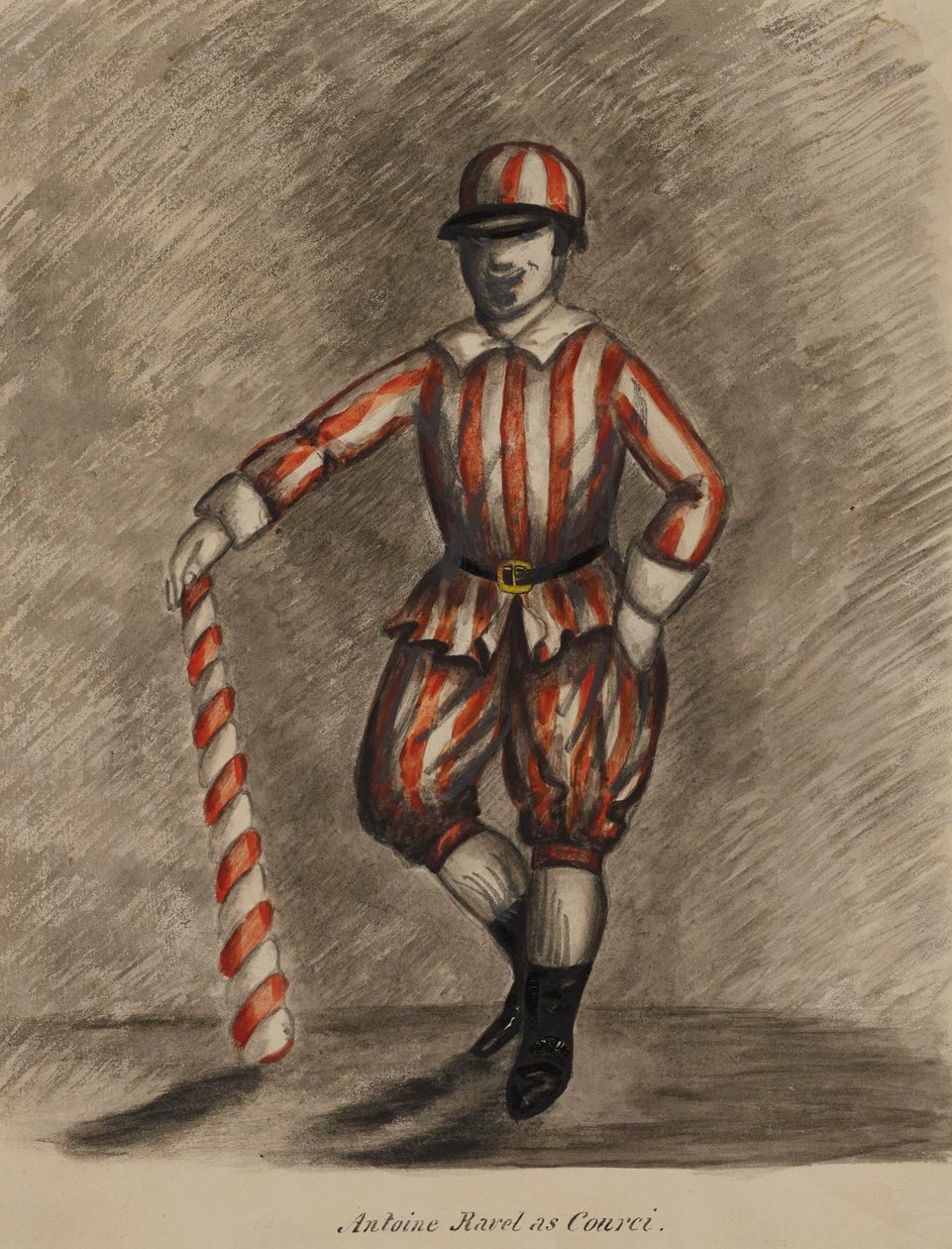 Antoine Ravel as Courci by Alfred Jacob Miller