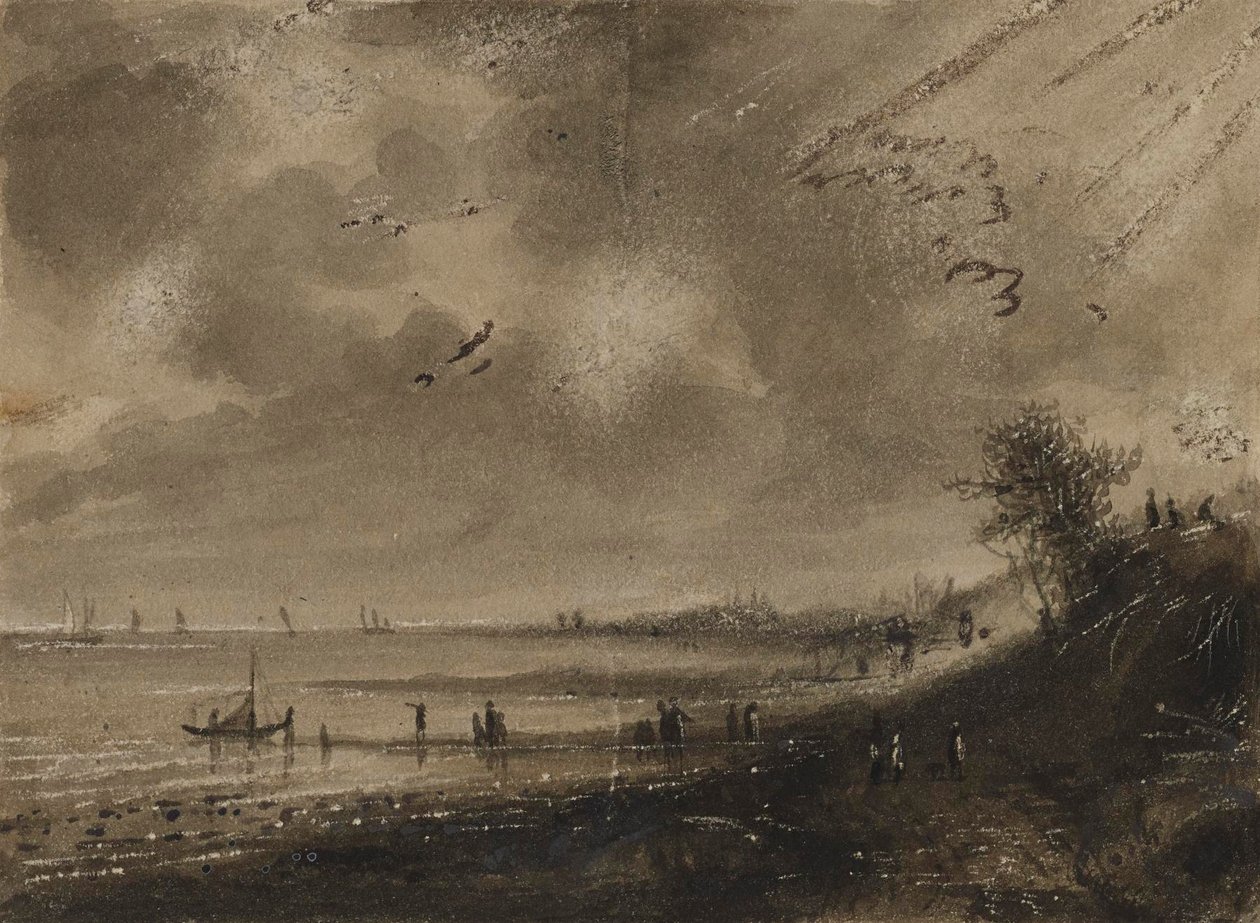 Coast Scene by Alfred Jacob Miller