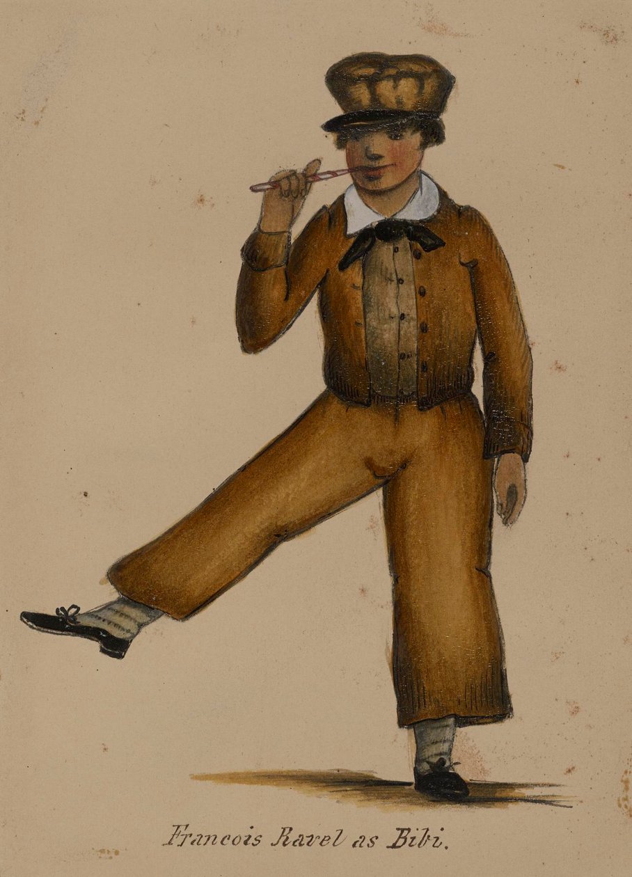 Françoise Ravel as Bibi by Alfred Jacob Miller