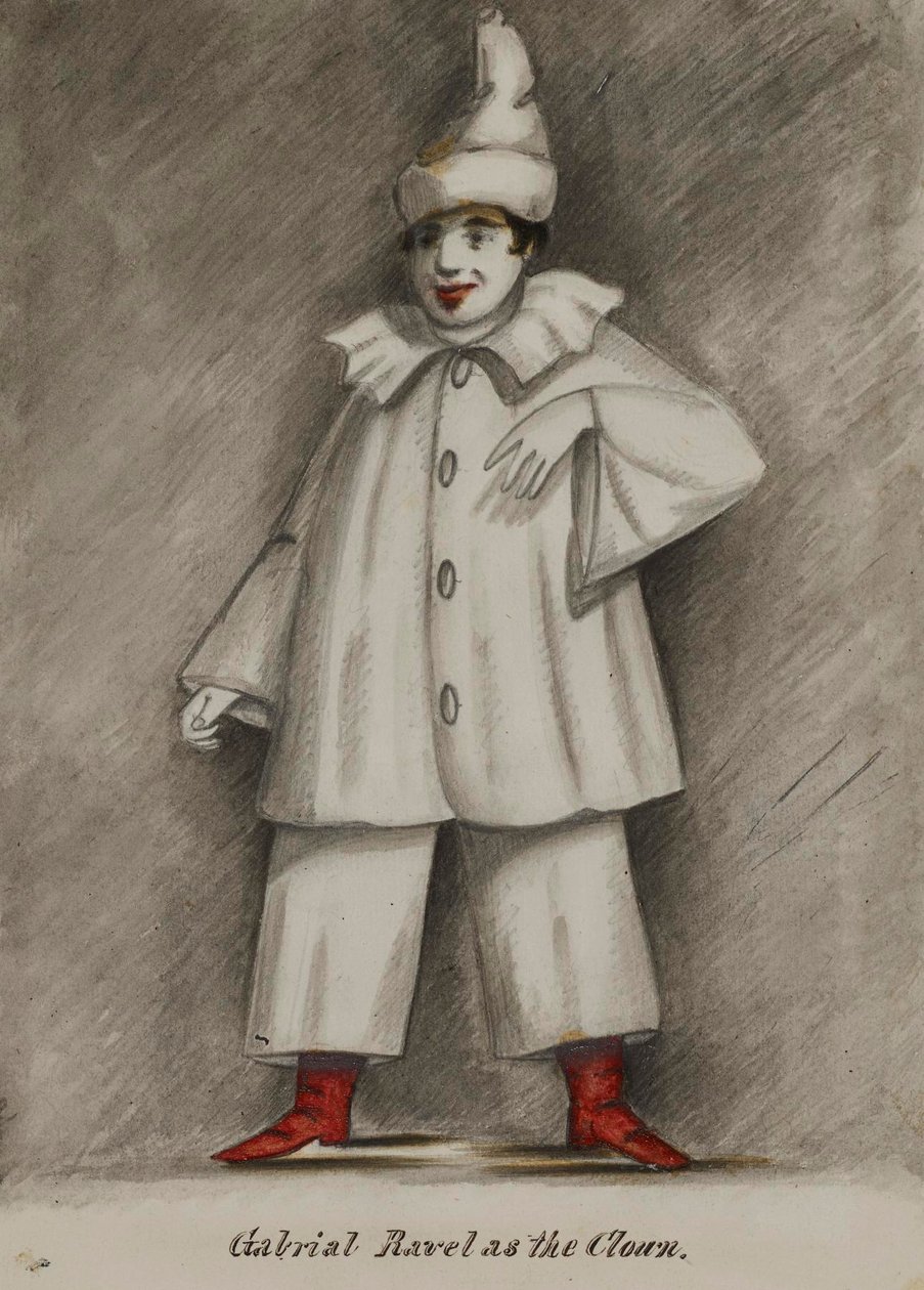 Gabriel Ravel as the Clown by Alfred Jacob Miller