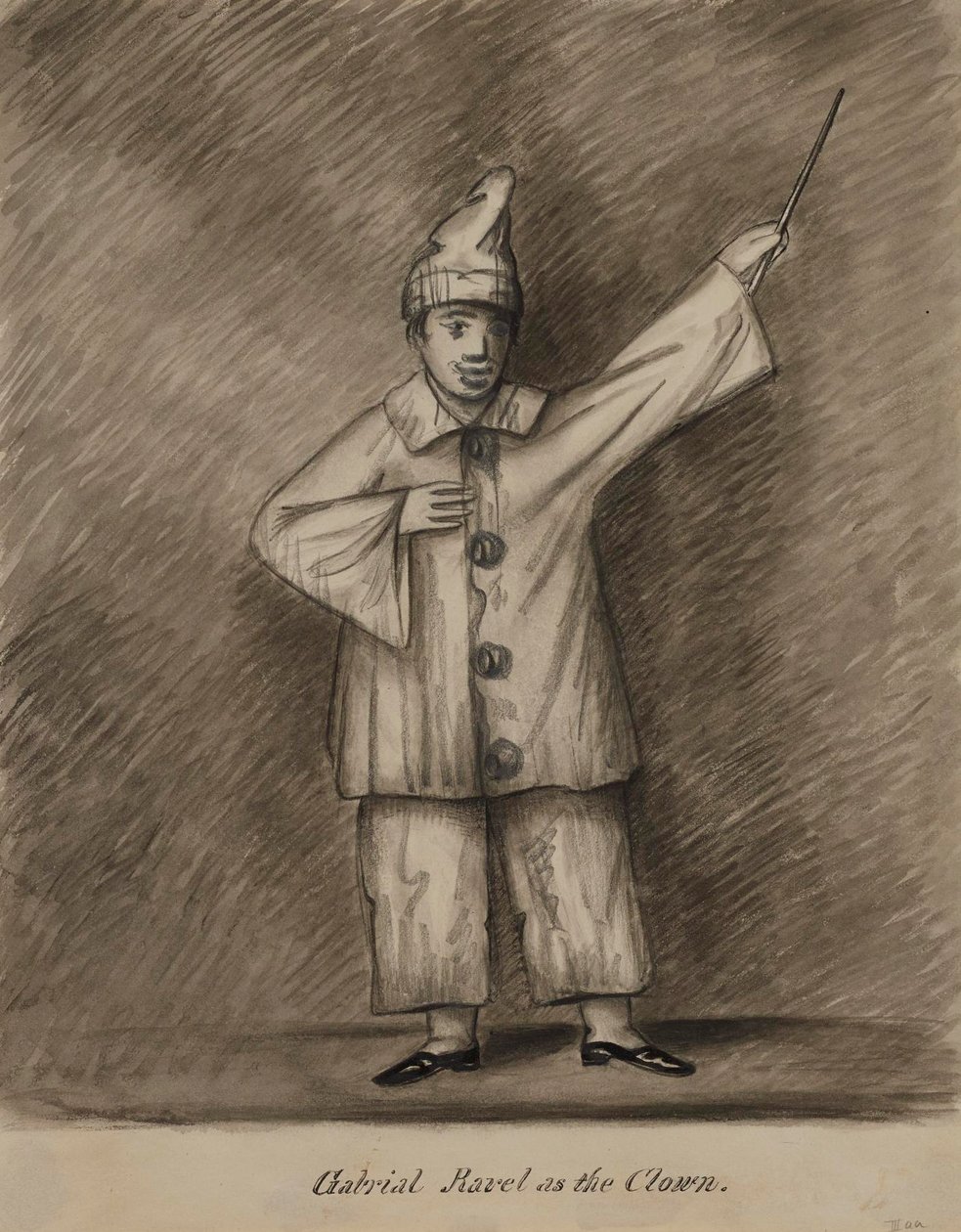Gabriel Ravel as the Clown by Alfred Jacob Miller