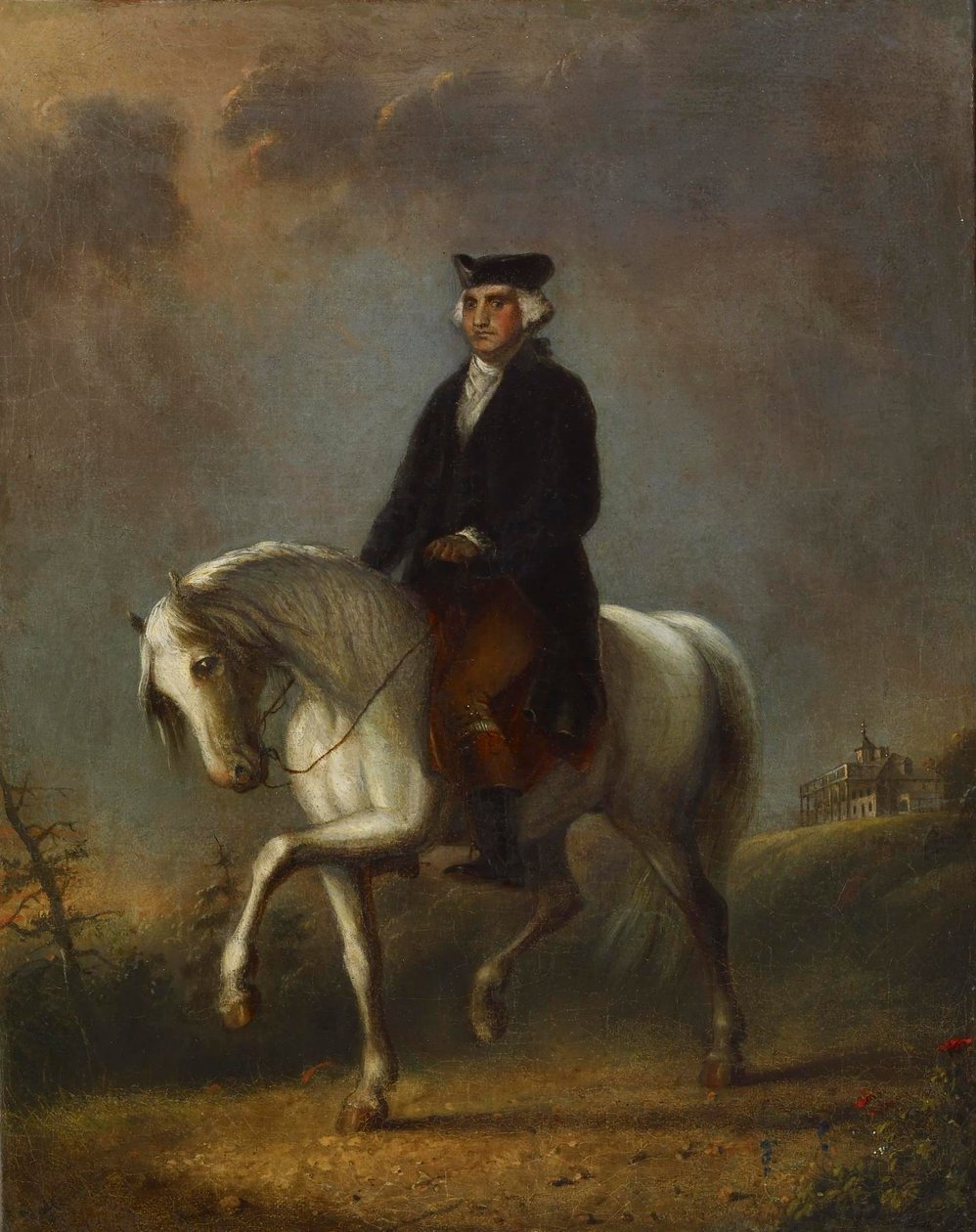 George Washington at Mount Vernon by Alfred Jacob Miller