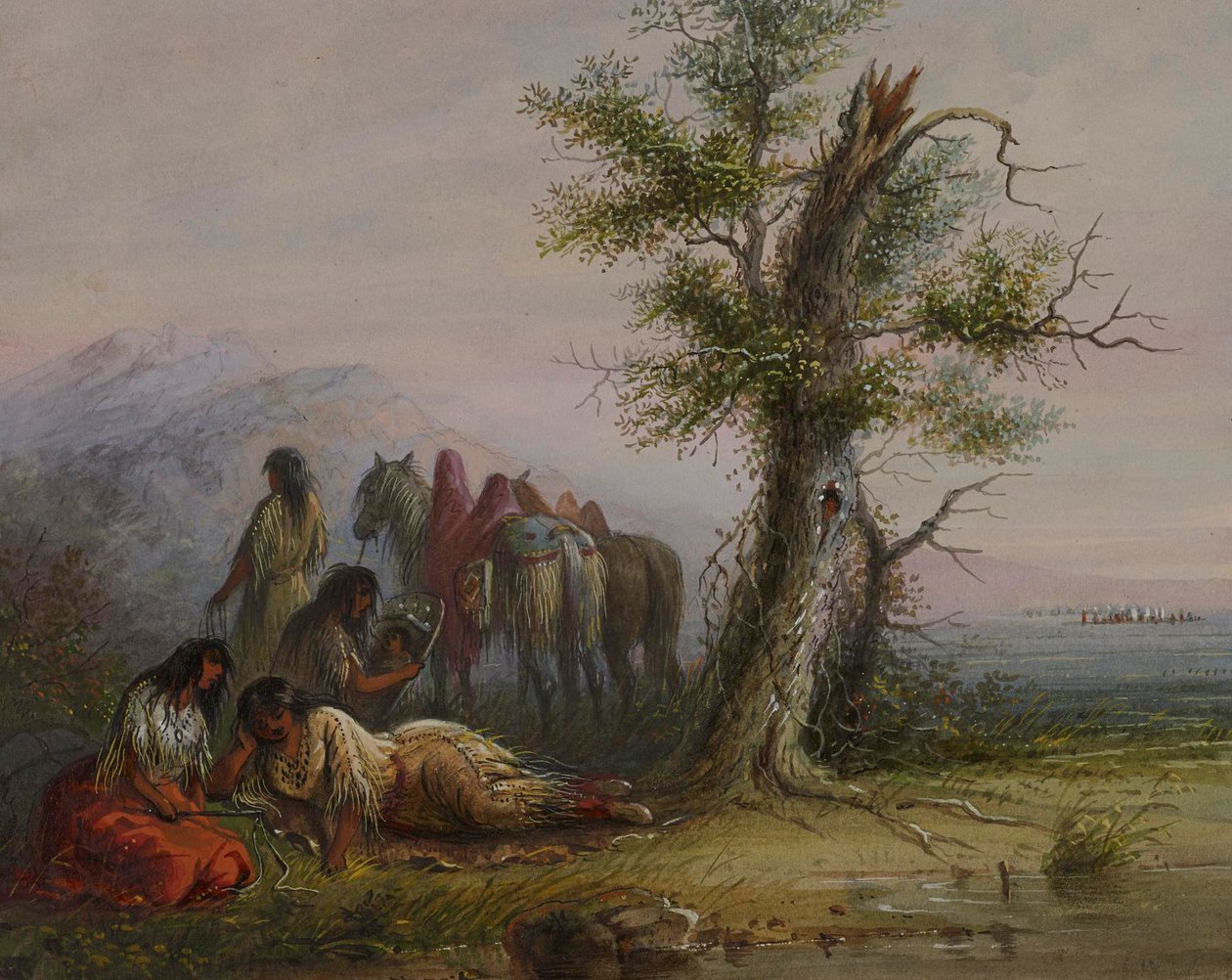 Indian Women by Alfred Jacob Miller