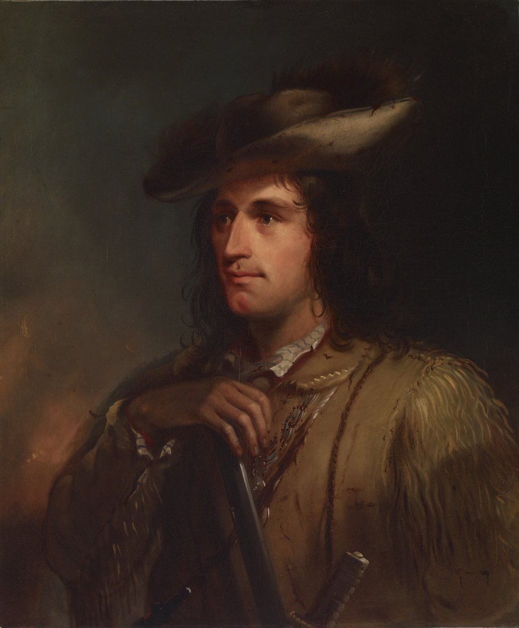 Portrait of Antoine Clement by Alfred Jacob Miller