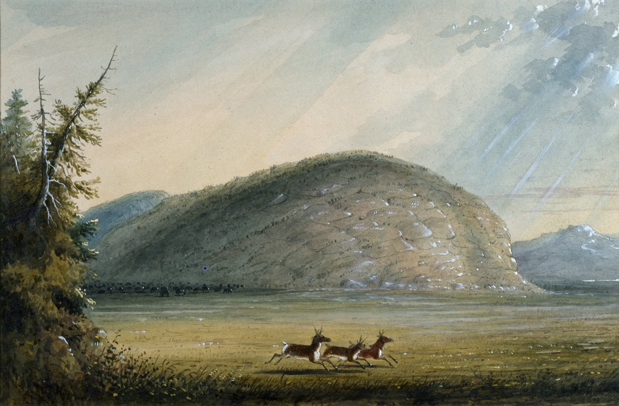 Rock of Independence by Alfred Jacob Miller