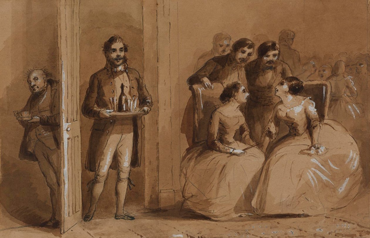 Scene from "Little Dorritt" by Alfred Jacob Miller