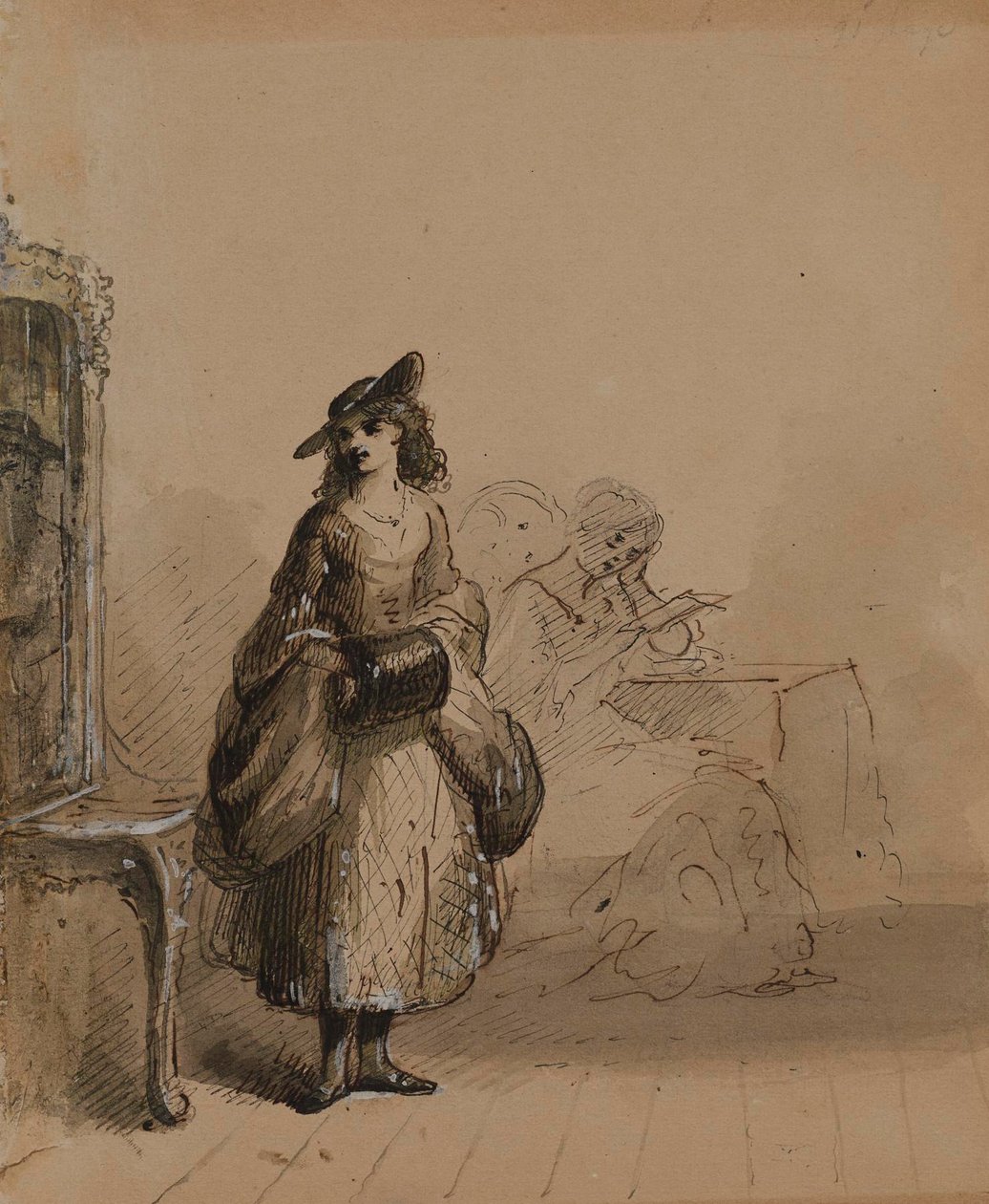 The Love Letter by Alfred Jacob Miller