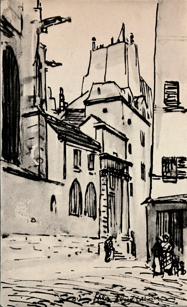 Rue des Barres, 1915 by Alfred Latour