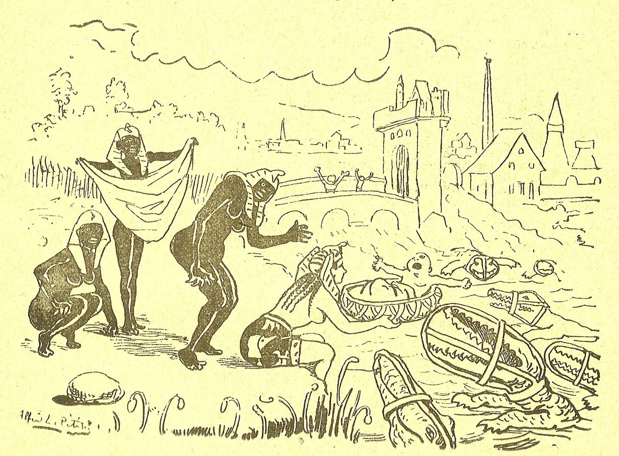 Illustration of Alfred Le Petit in Gros-Jean and His Priest by Alfred Le Petit