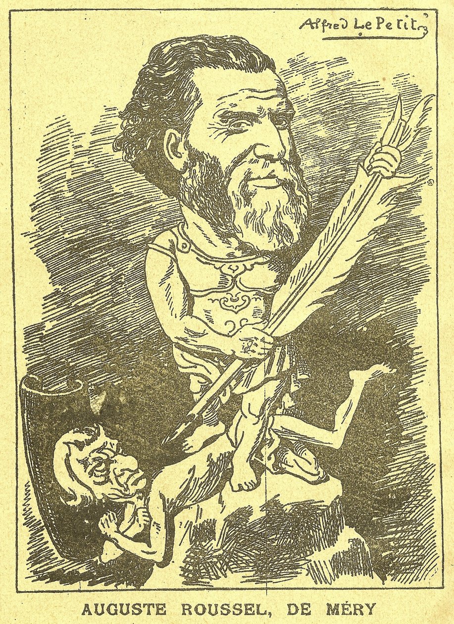 Illustration in Gros-Jean et son cure by Alfred Le Petit