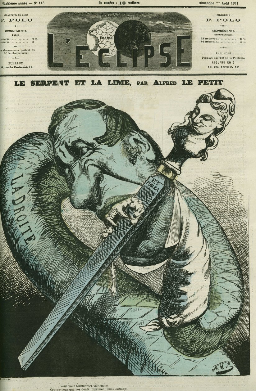 The snake and the file by Alfred Le Petit