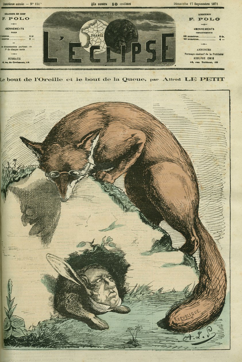 The tip of the ear and the tip of the tail by Alfred Le Petit