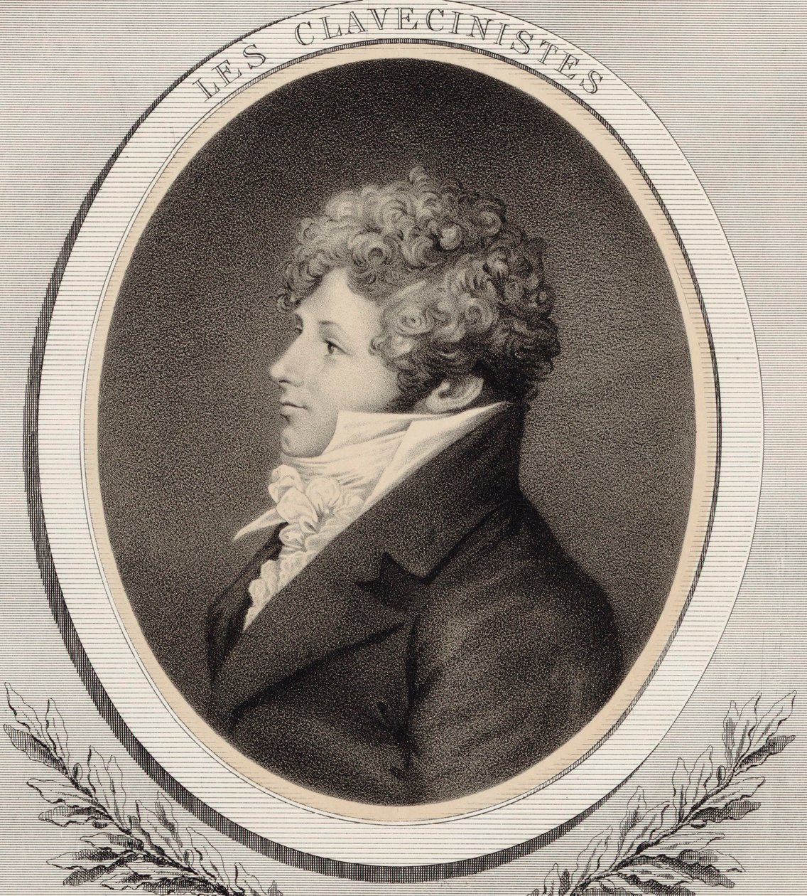 Portrait of Pianist and Composer Daniel Steibelt by Alfred Lemoine