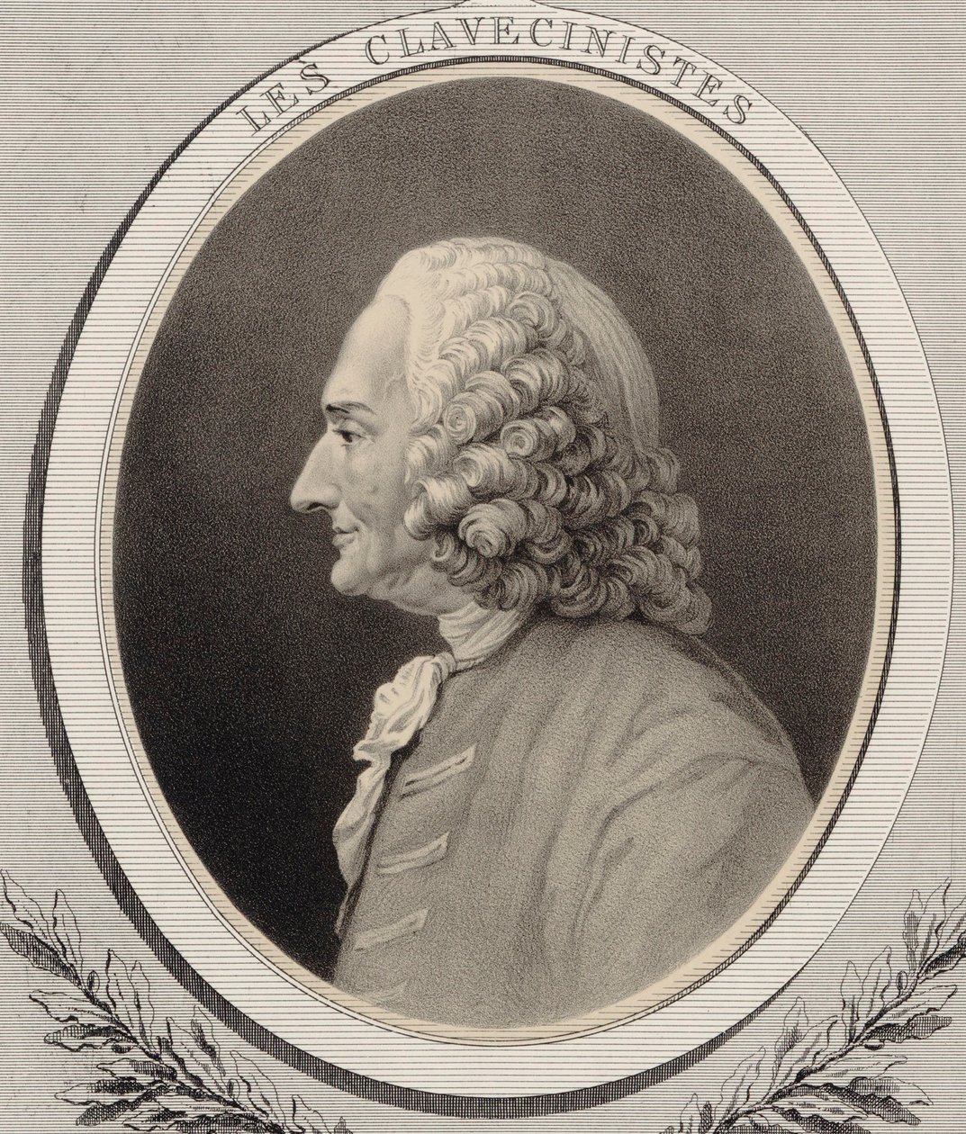 Portrait of the Composer Jean-Philippe Rameau 1683-1764 by Alfred Lemoine