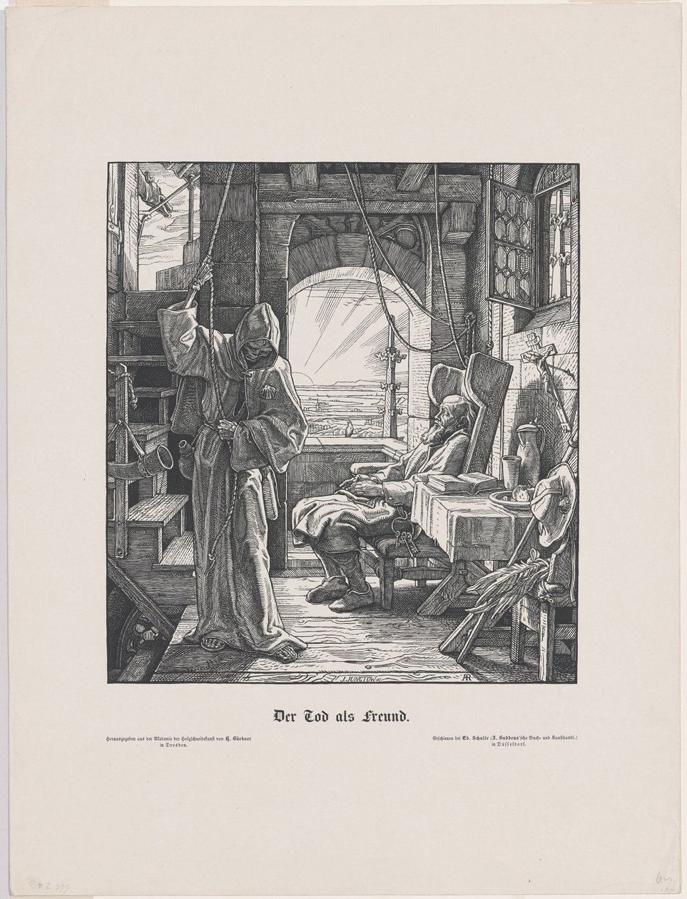 Death as a Friend by Alfred Rethel