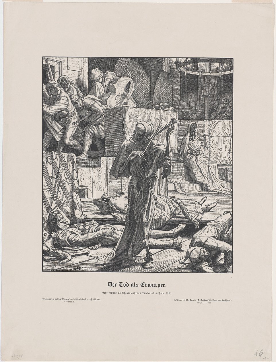 Death as a Friend by Alfred Rethel