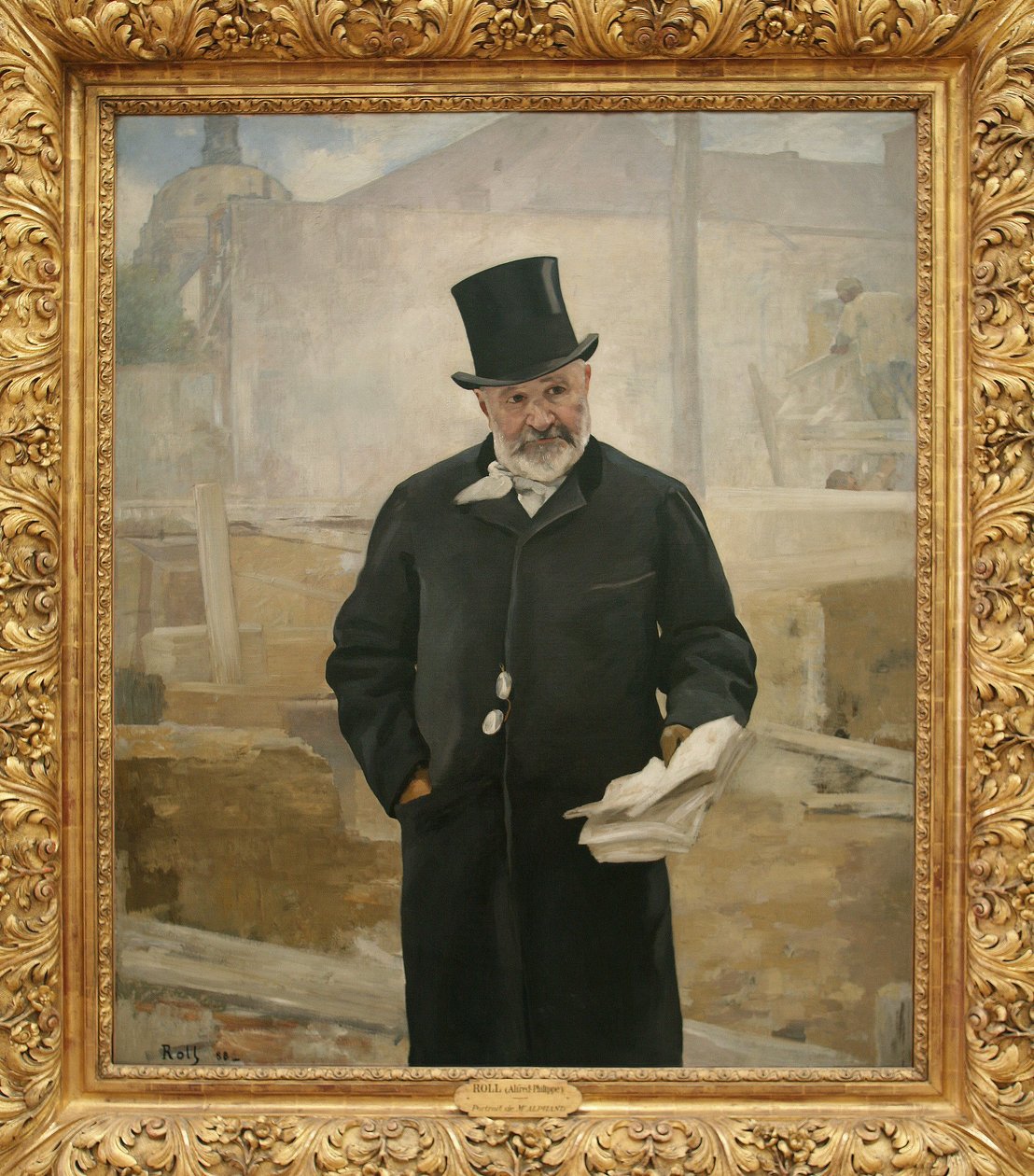 Portrait of Adolphe Alphand (1817-1891) by Alfred Roll