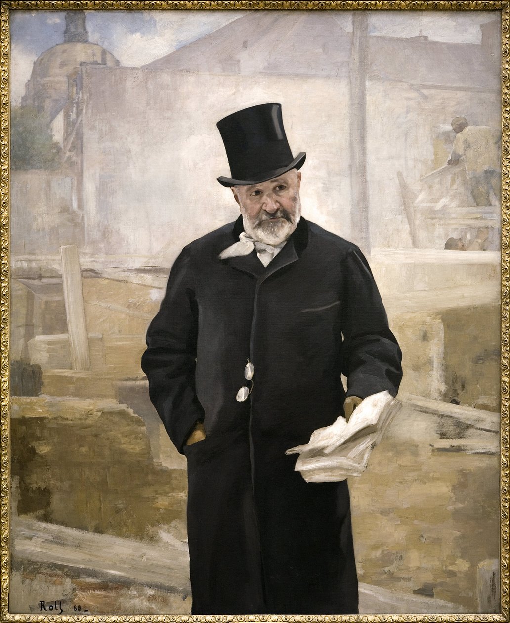 Portrait of Jean Charles Adolphe Alphand by Alfred Roll