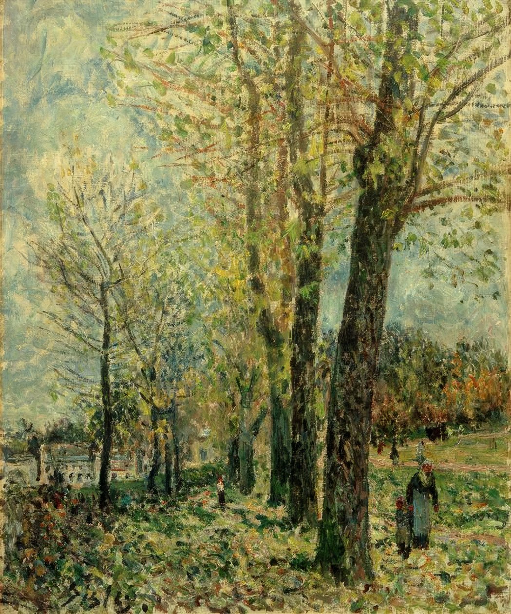 A. Sisley, Landscape in the Vicinity of Moret by Alfred Sisley
