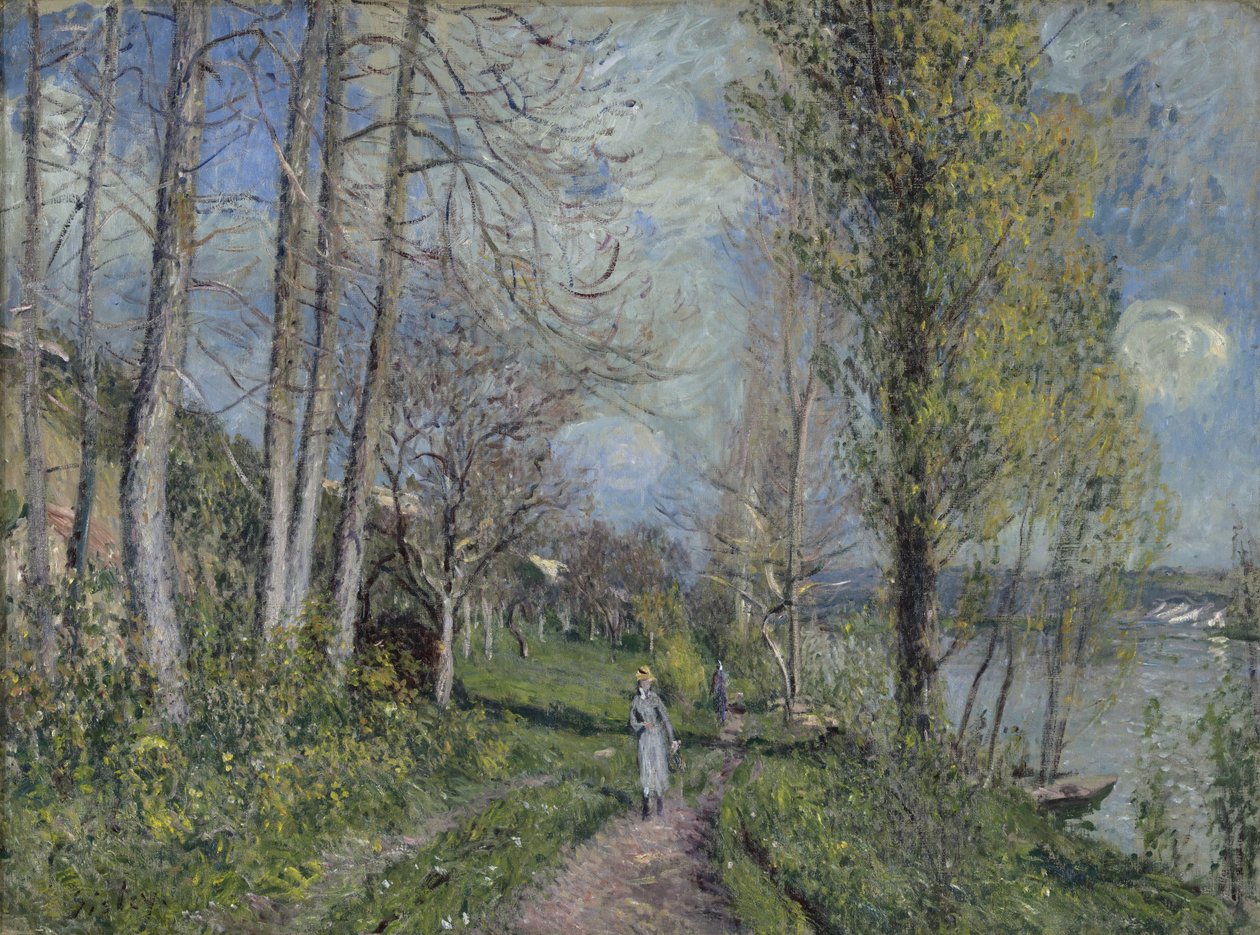 Banks of the Seine by Alfred Sisley