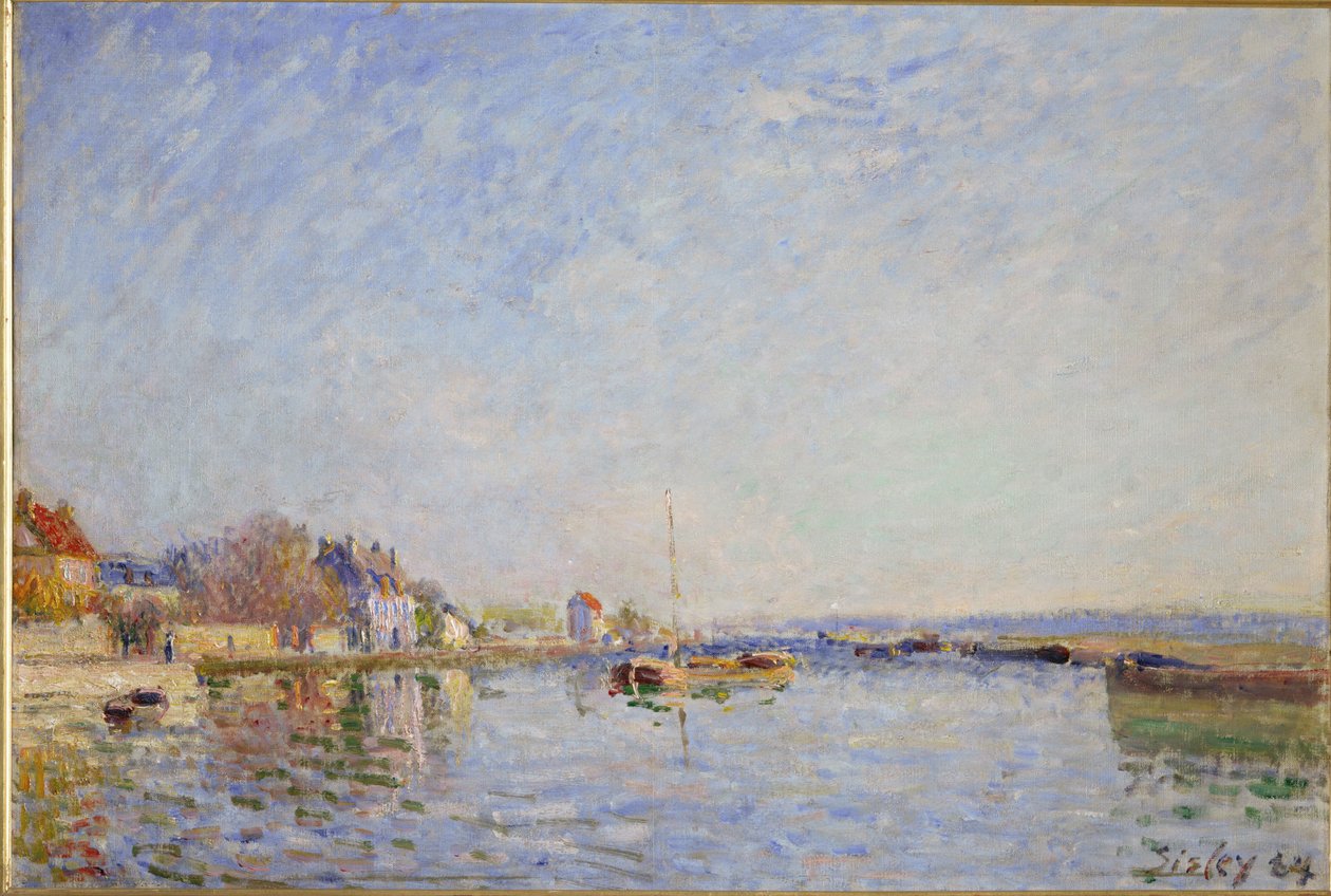 Loing Canal by Alfred Sisley