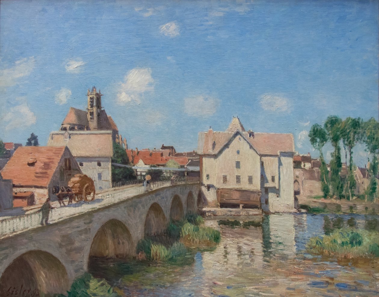 The Bridge of Moret by Alfred Sisley
