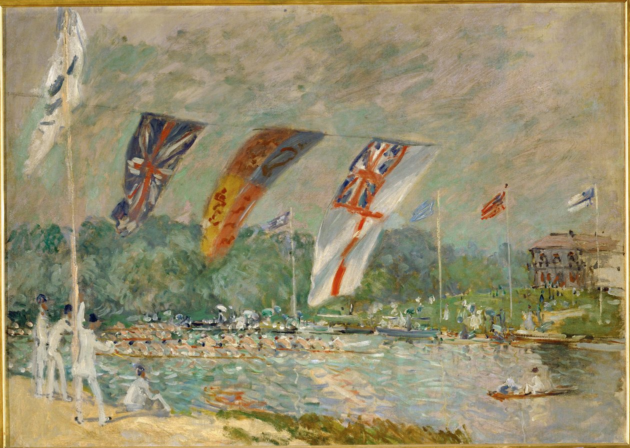 Regatta at Molesey by Alfred Sisley