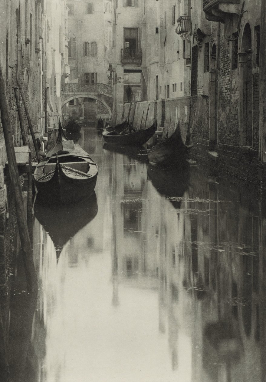A Venetian Canal by Alfred Stieglitz