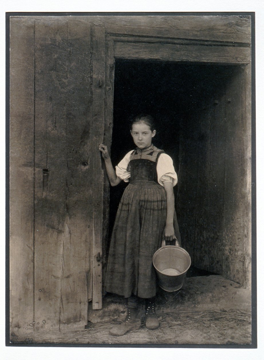 Black Forest Peasant Girl by Alfred Stieglitz