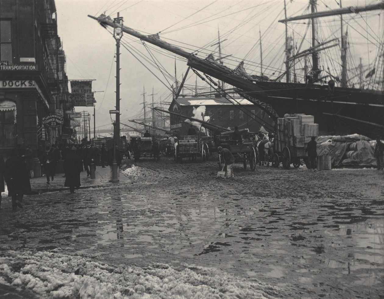 Coenties Slip by Alfred Stieglitz