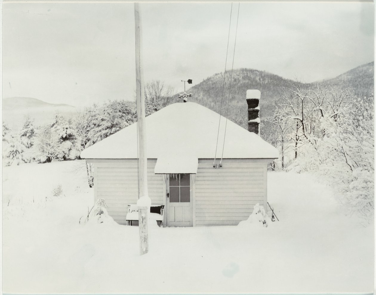 First Snow and the Little House by Alfred Stieglitz