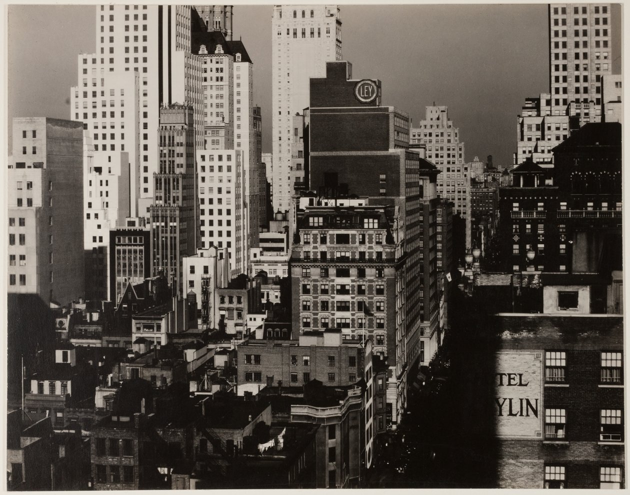 From My Window at An American Place, North by Alfred Stieglitz