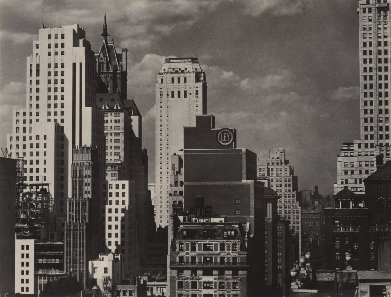 From My Window at An American Place, North by Alfred Stieglitz