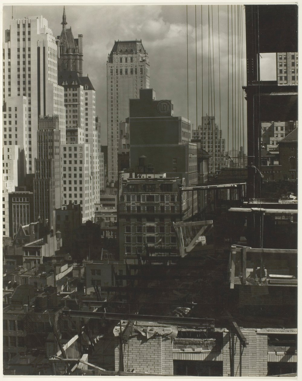 From My Window at An American Place, North by Alfred Stieglitz