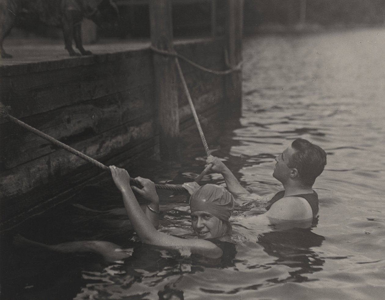 Kitty Stieglitz and Edward Stieglitz by Alfred Stieglitz