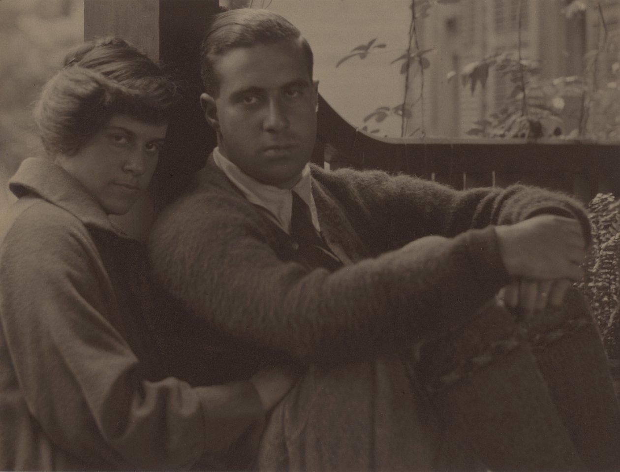 Kitty Stieglitz and Edward Stieglitz by Alfred Stieglitz