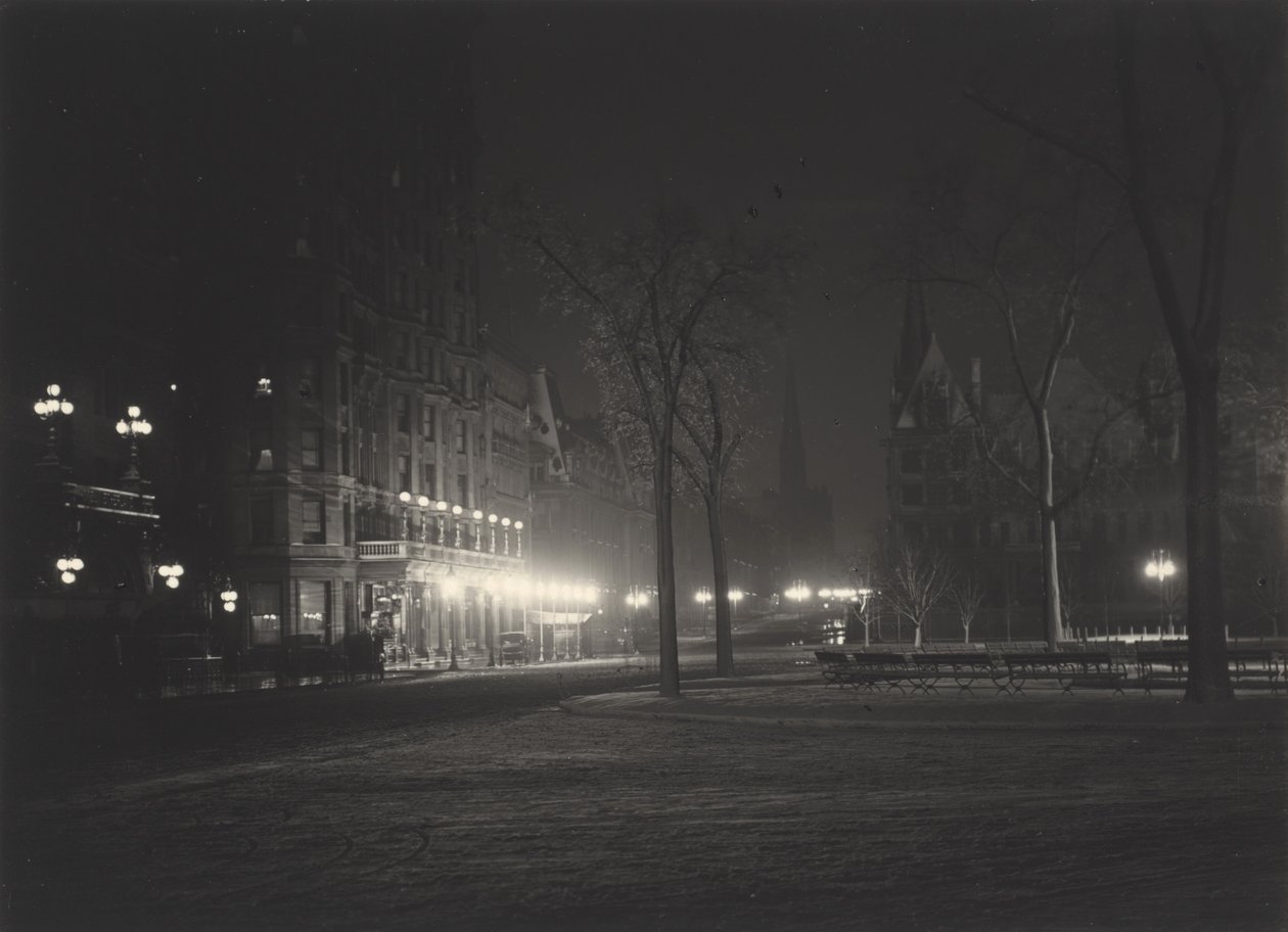 Night, New York by Alfred Stieglitz
