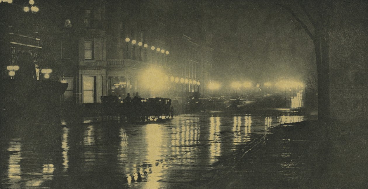 The Glow of Night—New York by Alfred Stieglitz