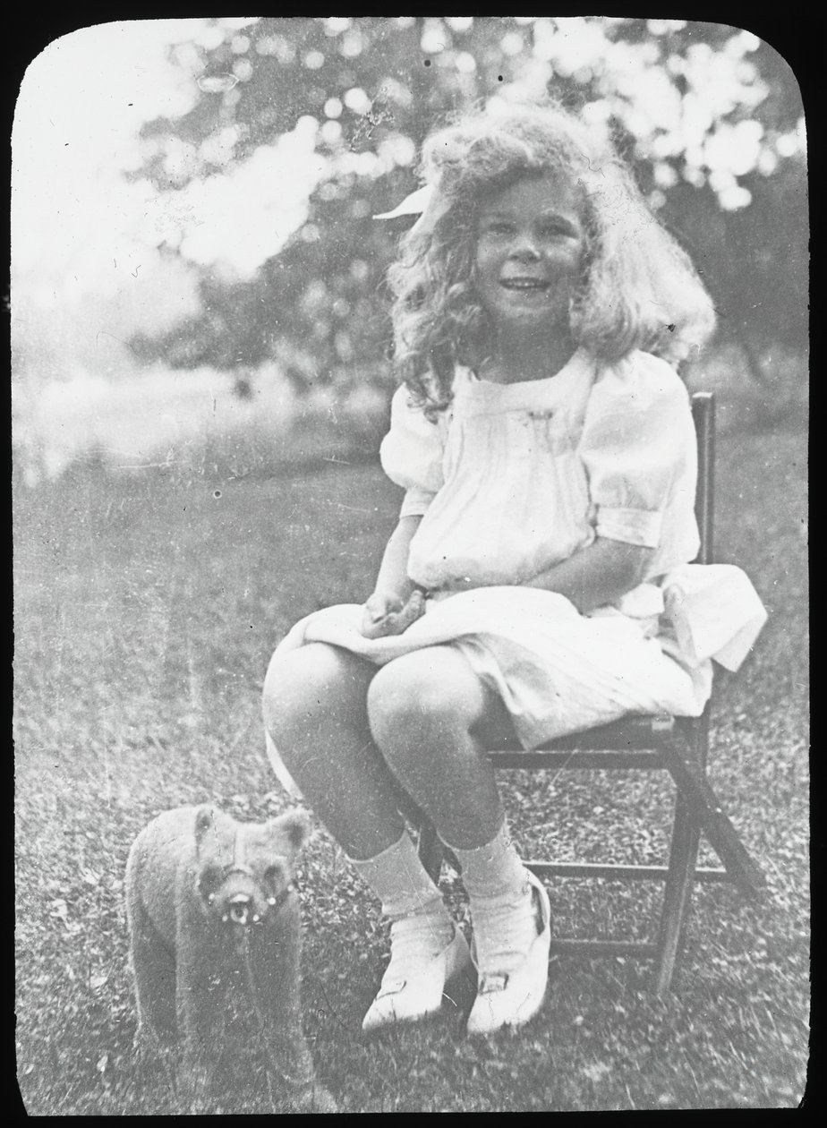 Untitled Georgia E. with Teddy Bear by Alfred Stieglitz