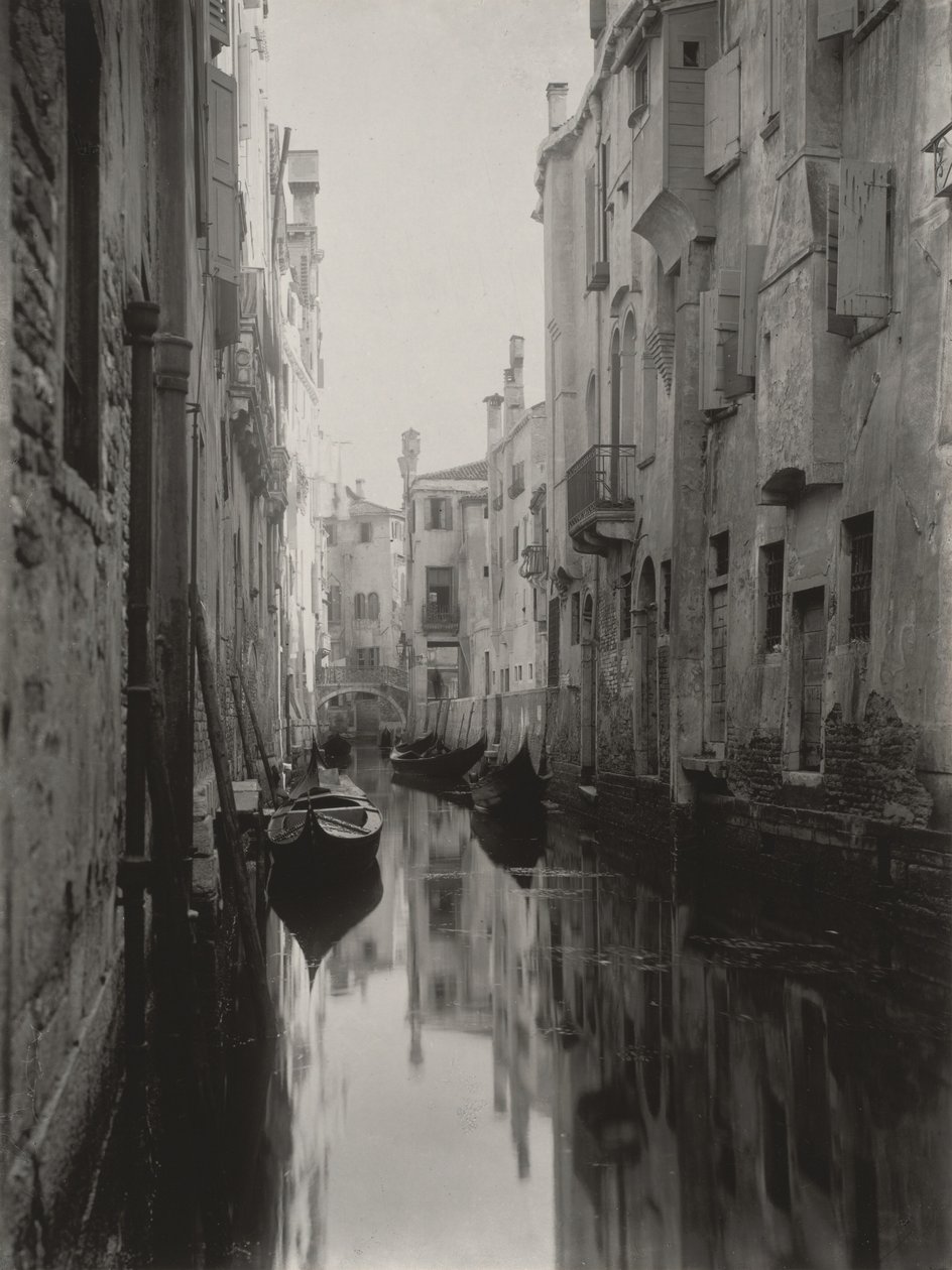 Venetian Canal by Alfred Stieglitz