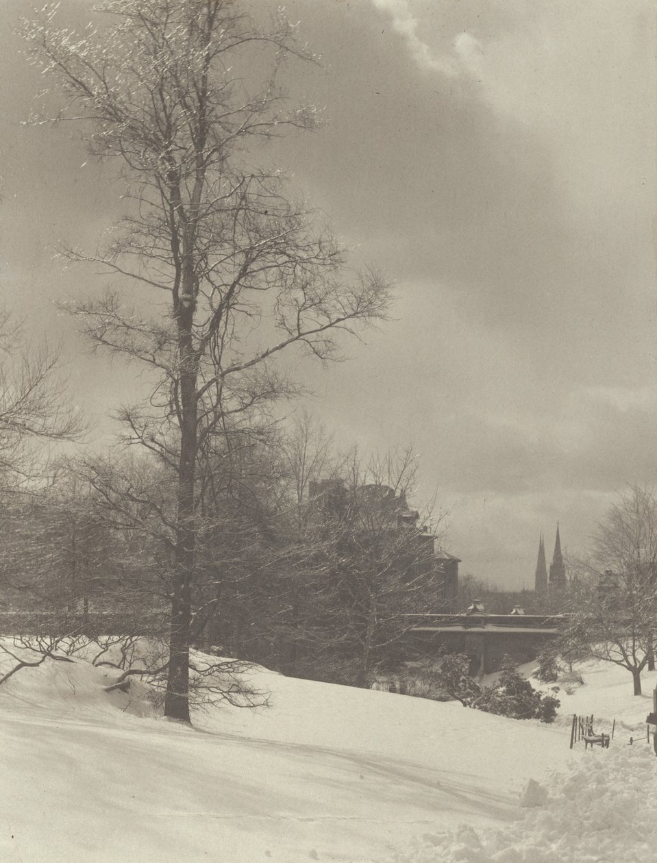 Winter (Central Park) by Alfred Stieglitz