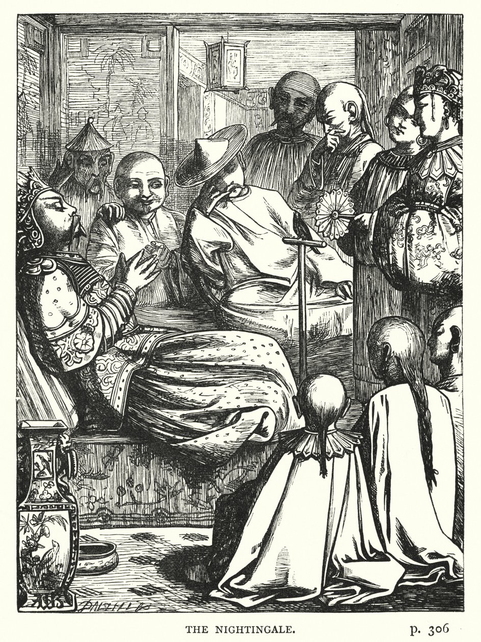 Hans Christian Andersen: The Nightingale by Alfred Walter (after) Bayes