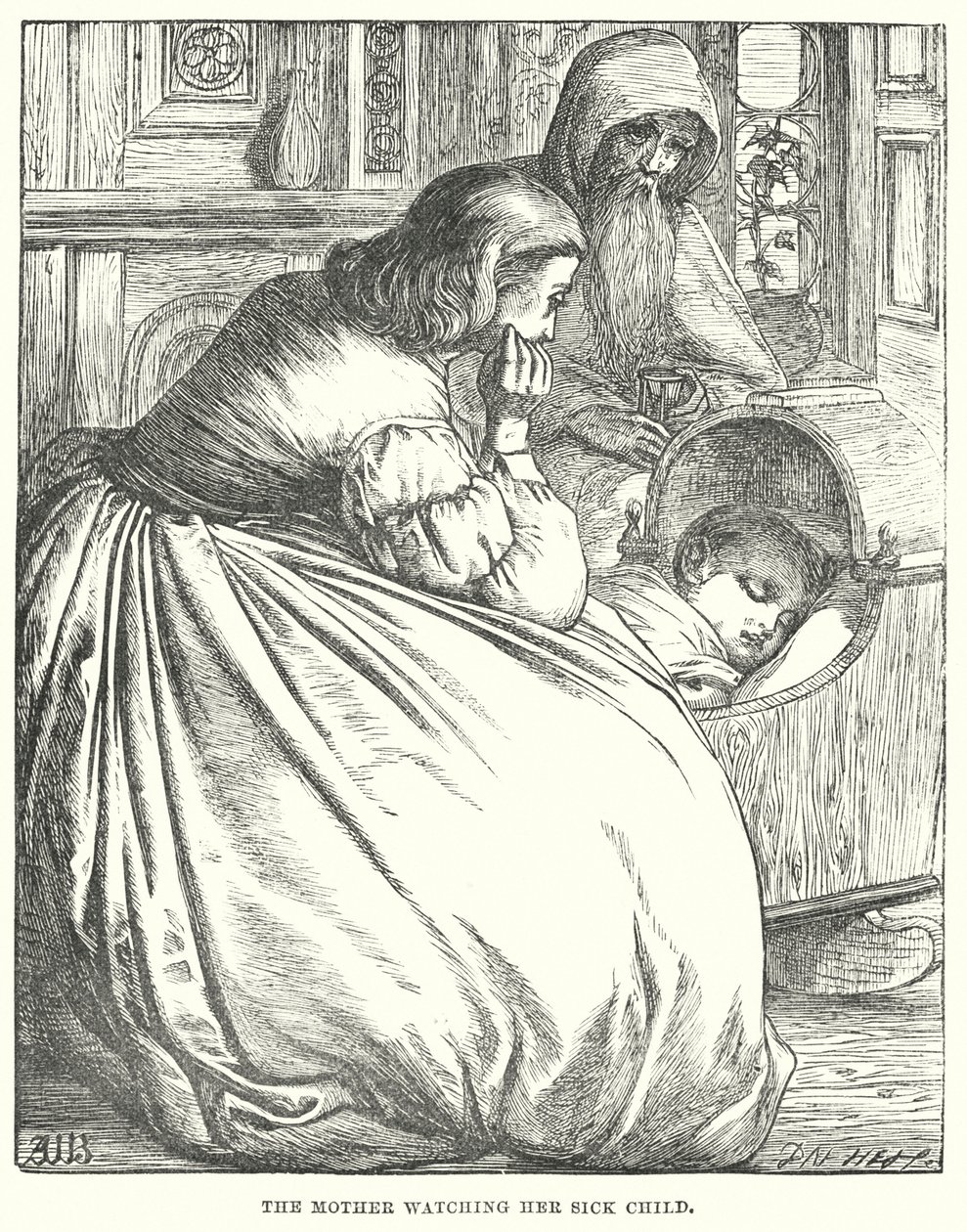 Hans Christian Andersen: The Story Of A Mother by Alfred Walter (after) Bayes