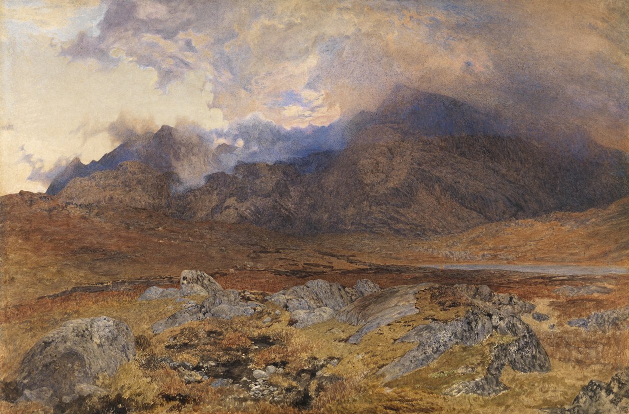 Snowdon after an April Hailstorm by Alfred William Hunt