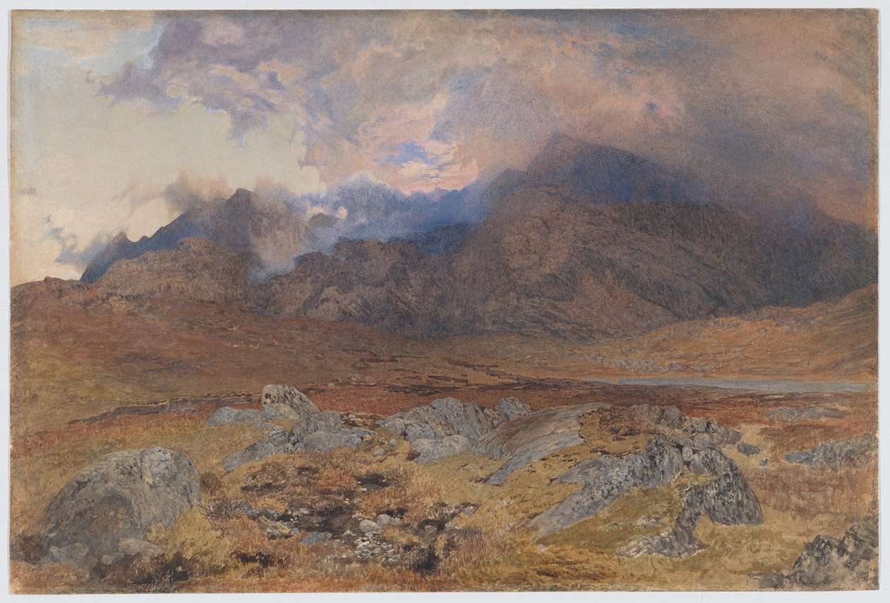 Snowdon, after an April Hailstorm by Alfred William Hunt