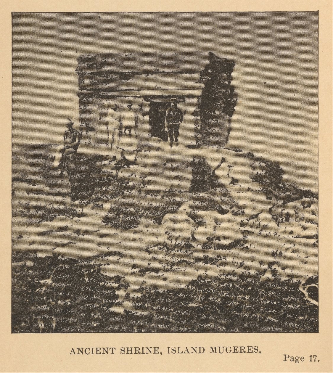 Ancient Shrine, Island Mujeres by Alice D. Le Plongeon