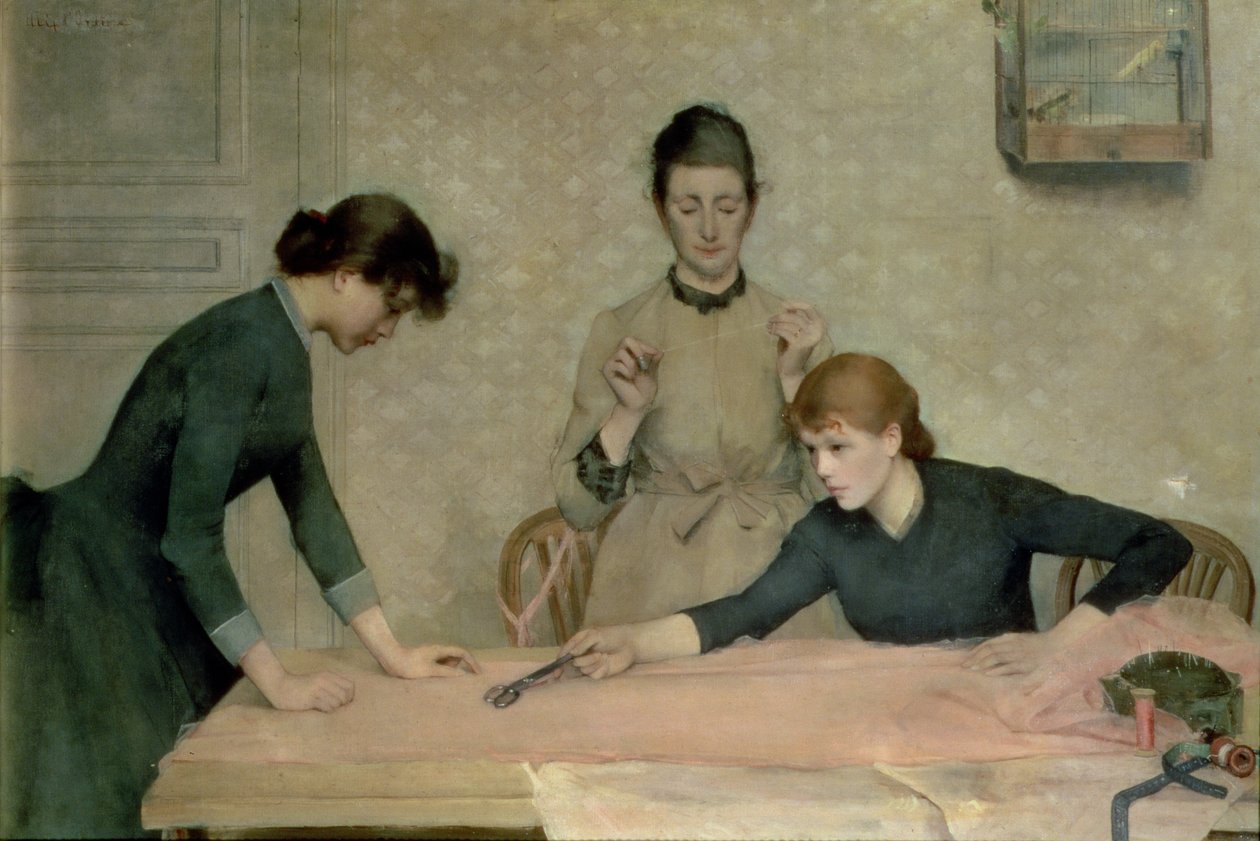 The Sewing Class by Alix d Anethan