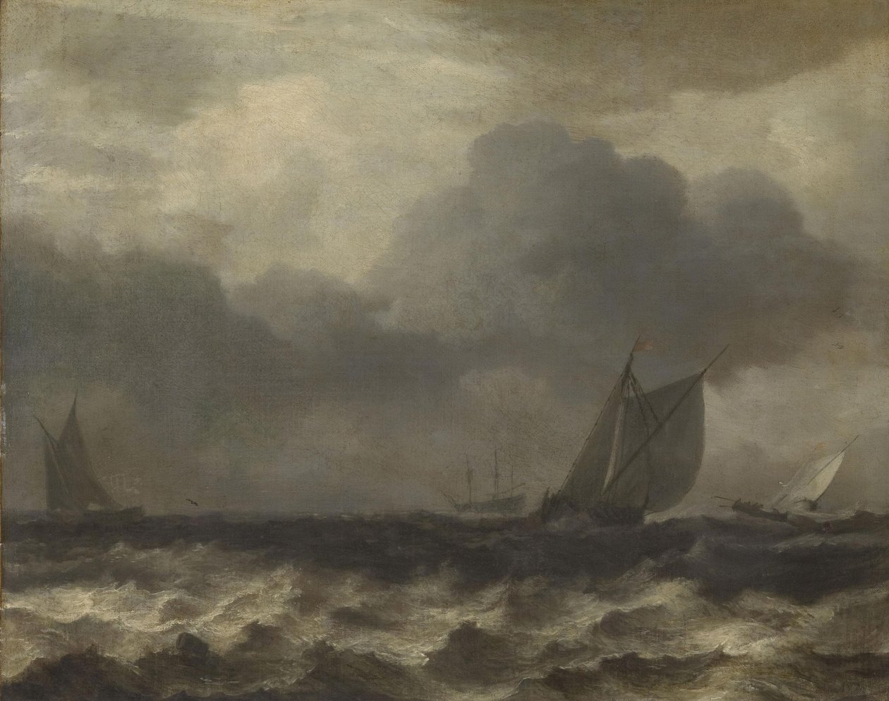Rough Sea by Allaert van Everdingen